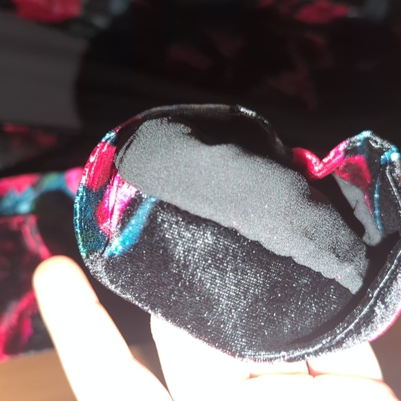 Torrid Women’s Floral Velvet Lined Long Coat - Picture 6 of 12